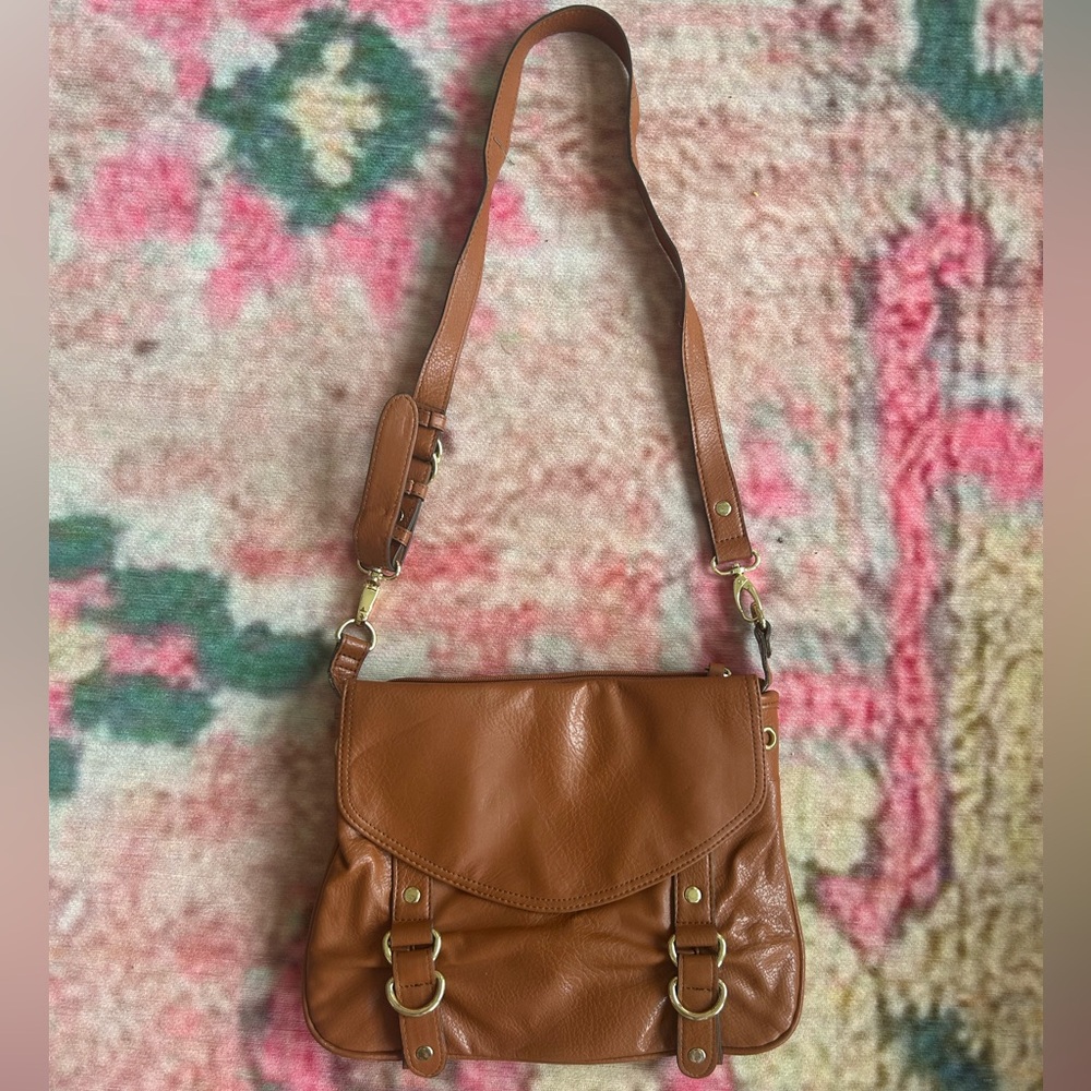 Michael Shannon leather satchel
